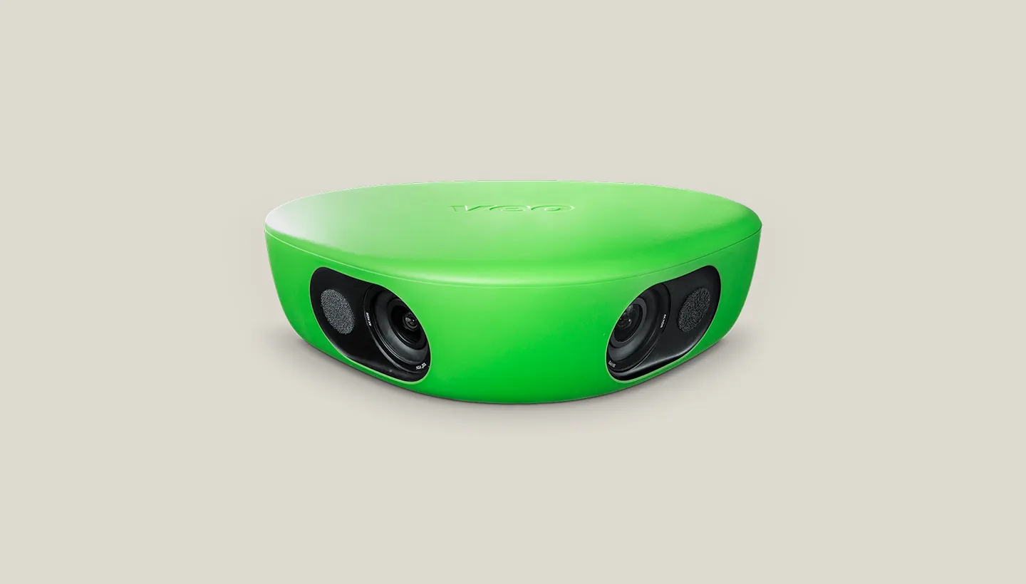 Vista frontal cámara